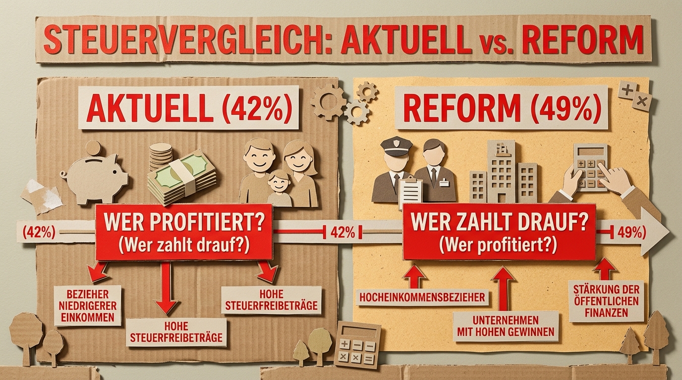 Spitzensteuersatz 49 %: Wer zahlt mehr – und wer profitiert?